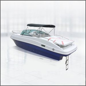 New Model 7.2 Meters Half Cabin Sport Boat