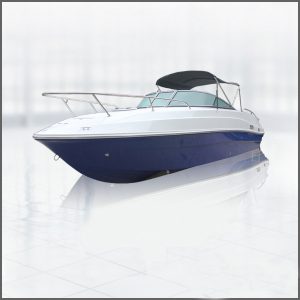 The CE Standard High Quality Speed Boat with Half Cabin